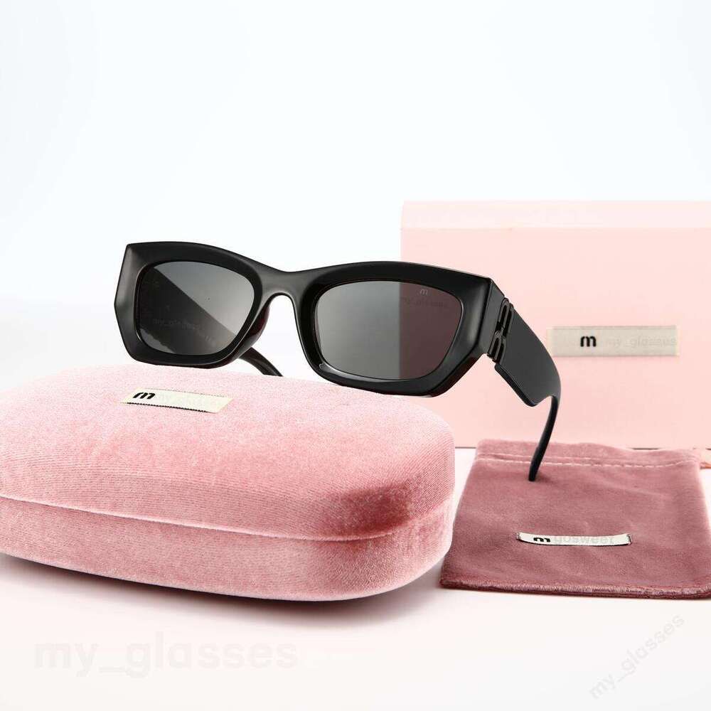 With Box Designer Cat Eye Sunglasses Oval Silhouette Retro Slim Narrow Rectangle Acetate Frame Mirror Reflective Lens UV400 Protection Fashion Glasses For Women - 5 of 9