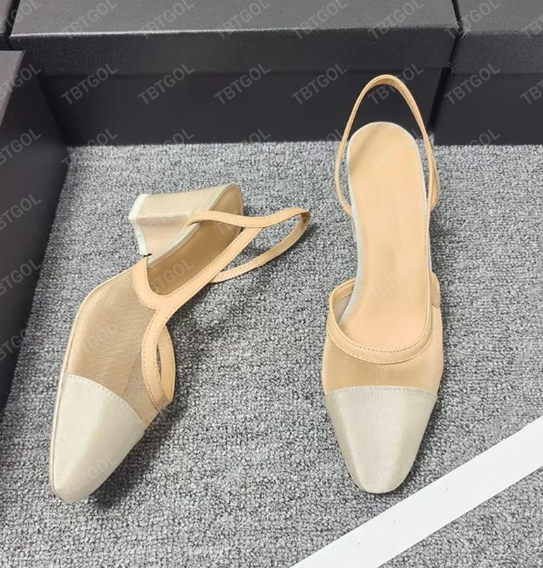 Free Shipping Mesh Flats Designer Ballerine Shoes Classic Women Bow Sandals Slides Fashion Ballet Flat Summer Party Dress Shoes 1057 - 4 of 8