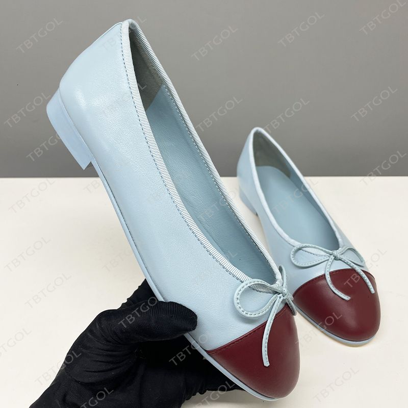 Free Shipping Mesh Flats Designer Ballerine Shoes Classic Women Bow Sandals Slides Fashion Ballet Flat Summer Party Dress Shoes 1057 - 7 of 8