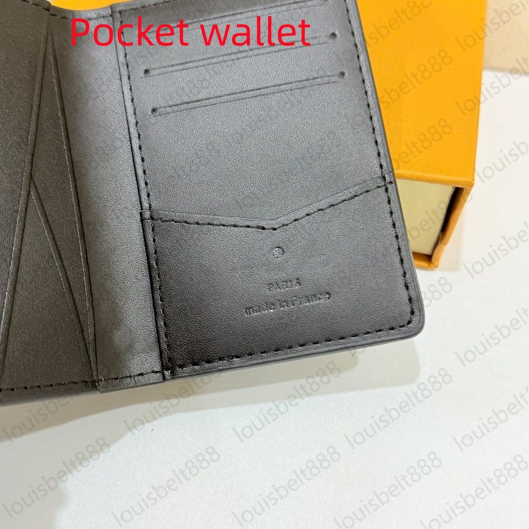 designer Pocket organizer card holder luxury man Monogram Pocket wallet sports field scenery Skiing card holder Golf wallets Multiple colors to choose from - 3 of 7