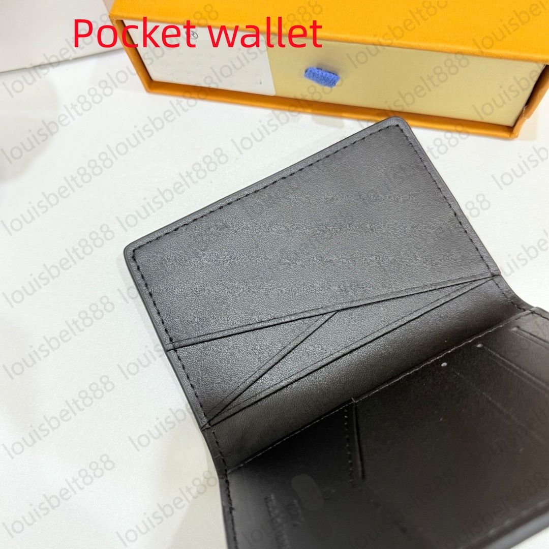 designer Pocket organizer card holder luxury man Monogram Pocket wallet sports field scenery Skiing card holder Golf wallets Multiple colors to choose from - 4 of 7