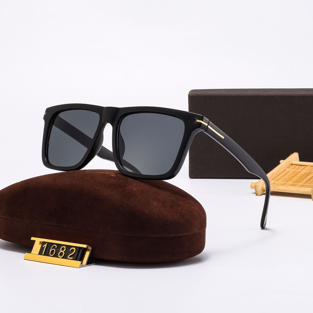 Classic Round Sunglasses Brand Designer UV400 Eyewear Metal Black Frame Sun Glasses Men Women Mirror Sunglasses Polaroid Lens With Box - 2 of 8