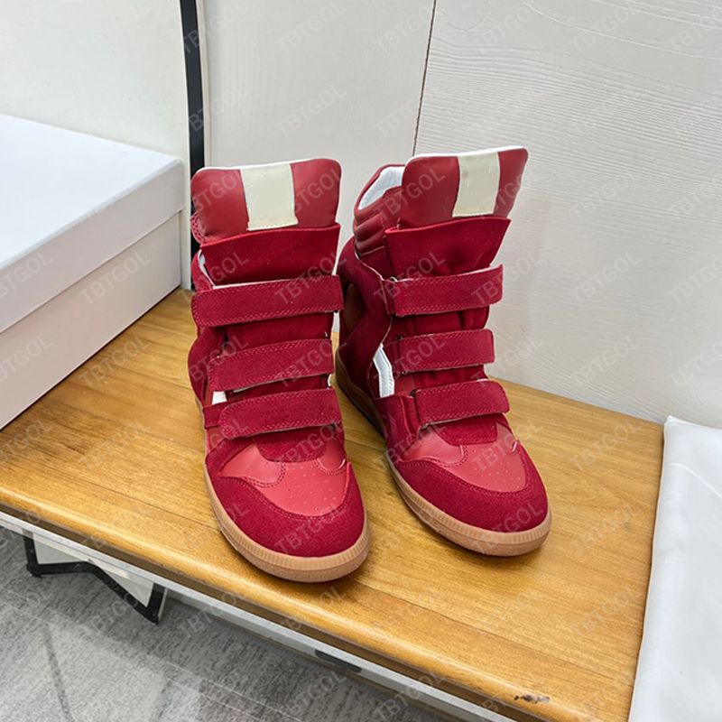 Designer women sneakers stylish high top suede wedge sneakers women platform casual shoes 829 - 6 of 8