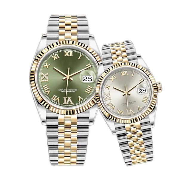 ZDR-women watch 2813 movement 31mm quartz 36mm automatic stainless steel Couples watches waterproof Wristwatches Luminous montre de luxe gifts - Watches - putianbuy