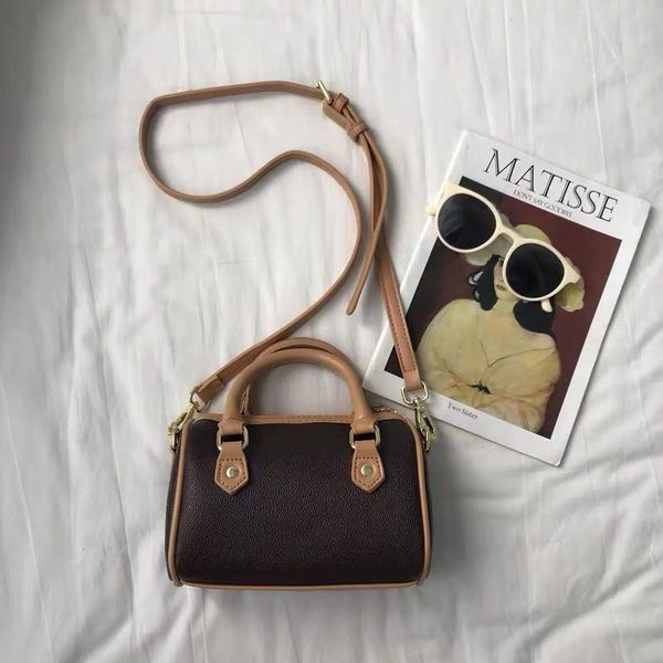 Wholesale new mini boston bags Canvas genuine leather lady messenger bag phone purse fashion satchel nano pillow shoulder bag handbag - Bags, Luggage & Accessories - putianbuy