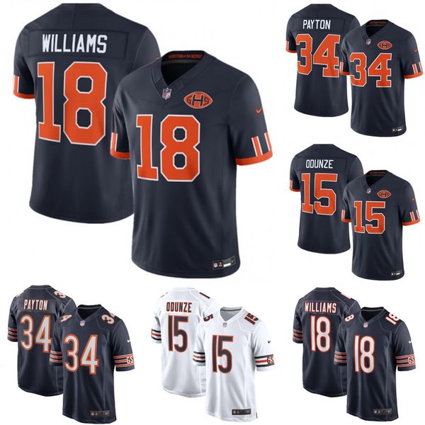 Men's Chicago Bears Caleb Williams Navy Player Game Jersey Custom Available S 6XL - Sports & Outdoors - putianbuy