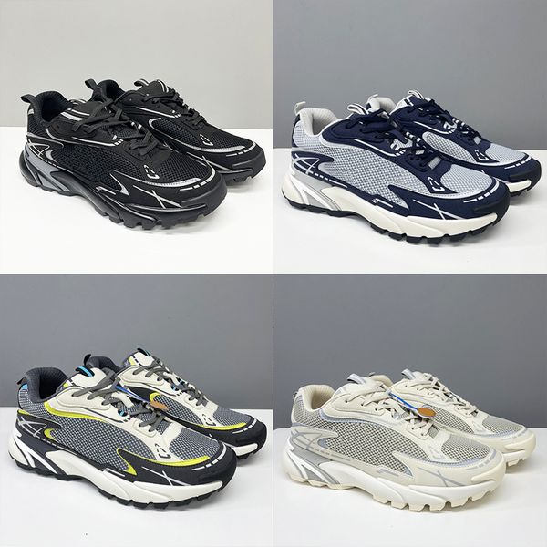 High Quality Men Designer Runner Tatic Sneaker Luxury 2.0 Leather Running Shoes Dynamic Print Mesh Trainers Lightweight Running Hiking Shoes 1098 - Shoes & Accessories - putianbuy