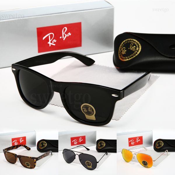 With Box Luxury Sunglasses UV400 Protection Polarized Option Glasses Polished Silver Frame Designer Sunglasses Outdoor Flying Beach Sunglasses For Women Men - Fashion Accessories - putianbuy