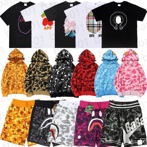 bapeshoodie t shirt designer shirt mens hoodies mens bapesshirts designer t shirts womens bapestshirt tees hoodie summer street clothes fashion tees asian size - Apparel - putianbuy