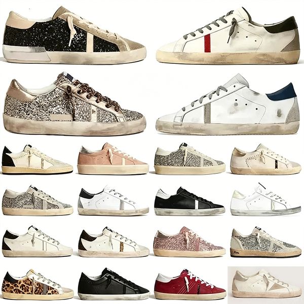 Leather Super Star Shoes For Men Women Designer Casual Shoes Women Dirtys Sneakers Lace Up Low Top Runners Sport Shoes Classic White Training 1026 - Fashion Collection - putianbuy