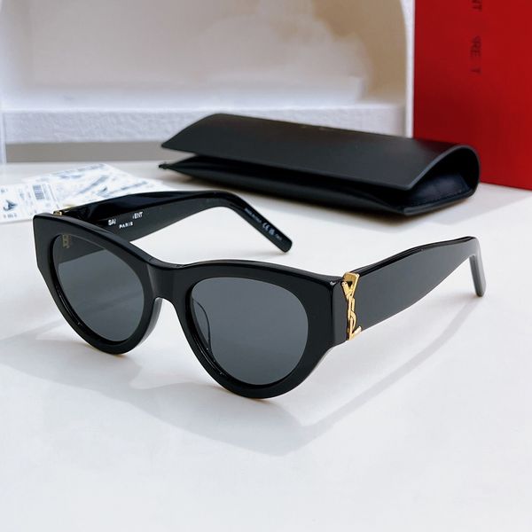 designer sunglasses M94 Luxury For Womens Mens Fashion Oval frame Metal Goggles Designer Sunglasses Protect eyes Anti-UV400 gift - Fashion Accessories - putianbuy