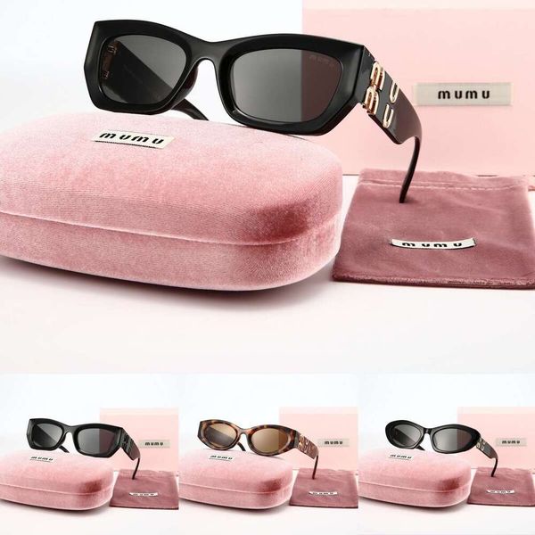 With Box Designer Cat Eye Sunglasses Oval Silhouette Retro Slim Narrow Rectangle Acetate Frame Mirror Reflective Lens UV400 Protection Fashion Glasses For Women - Fashion Accessories - putianbuy