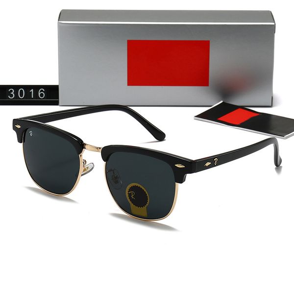 2026 Designer Sunglasses for Womens Mens Outdoor Sunglasses Shades Fashion Goggle UV400 Eyewear Classic glasses 3016 Male Sun Glasses Metal Frame gift With Box - Bags, Shoes & Accs - putianbuy