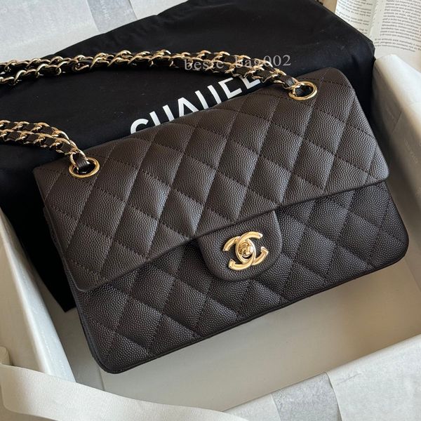 10A Caviar cf Classic Designer bags Shoulder Bag Sheepskin Women's Crossbody Bags Diamond Pattern Metal Chain Doube C Letters Flap Closure Handbag 25 bag tote bag 01 - Bags, Luggage & Accessories - putianbuy