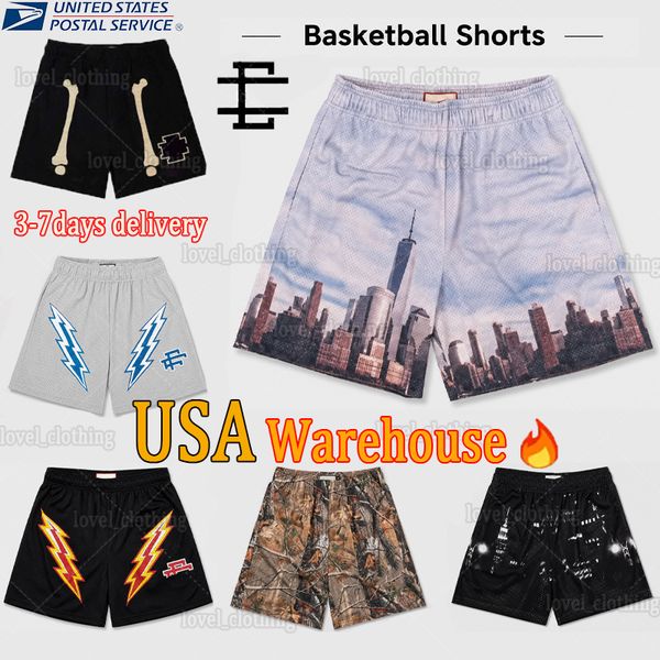 erics emanels shorts Mens Swim Ees Shorts Designer Fashion Basketball Gym Jogger Beach Pants High Quality Summer Board Trunks Mesh Lining Casual Sport Running Short - Apparel - putianbuy