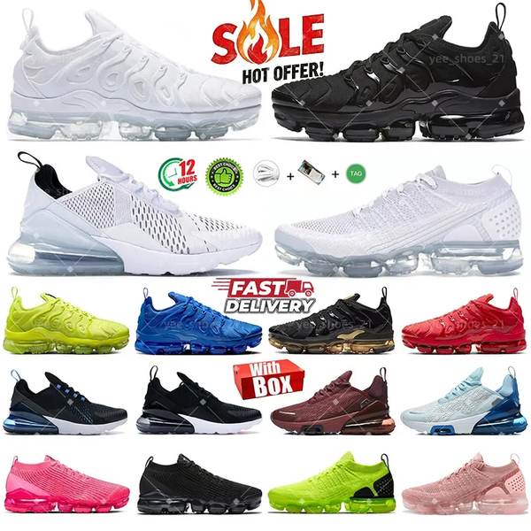 TN Plus 270 Running Shoes 270s Premium Mens Women Sneakers Triple White Black 2.0 3.0 Red Game Pink Wolf Grey Walking Sports Trainers with box 36 47 - Shoes & Accessories - putianbuy