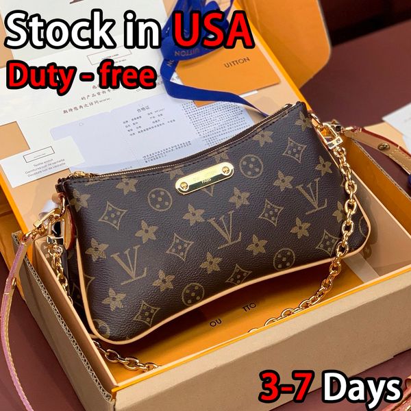 10A Top quality Designer Bag Fashion pochette Liv bag Shoulder bag women Leather Embossed bag Old Flower Handbags Designer purse - Bags, Luggage & Accessories - putianbuy