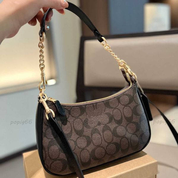 Shoulder Bags Fashion Designer Underarm Small Handbags Women Shoulder Bag Half-moon ladies Baguette Purse Chain Strap Croissant bags Large Capacity Chain Bag - Bags, Luggage & Accessories - putianbuy