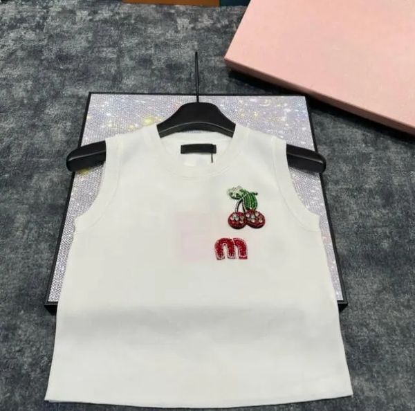 Brand Fashion Women's Tank Top Camis Embroidery Print Slim Vest Daily Casual Clothing - Apparel - putianbuy
