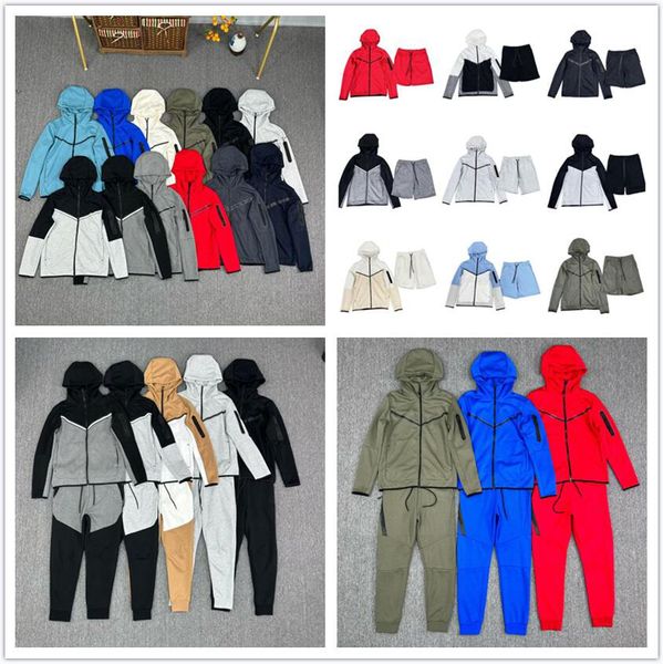 Tech Fleece Mens Womens Hoodies Pants Tracksuits Sports Jackets Space Cotton Trousers Man Tracksuit Bottoms techfleece Man Joggers - Apparel - putianbuy