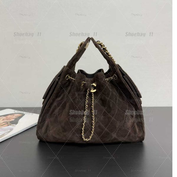 Evening Bags Designer shoulder diamond check long chain fashion bucket crossbody bag Big homeless person 25 suede leather grey casual luxury brand Medium hobo - Bags, Luggage & Accessories - putianbuy