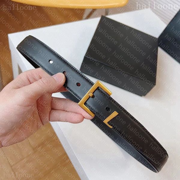 Classic woman belt Mens Width 3.0cm belt For Women With box lady mirror hight quality Luxurys designer belts womens man Gift black white Genuine Leather buckle Belt - Fashion Accessories - putianbuy