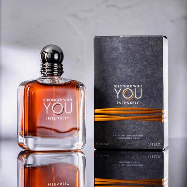 Designer Perfume Men Fragrance Stronger with You Absolutely Intense Eau De Parfum Man Cologne Spray Body Mist Fast Ship High Quality 100ml EDP 3.3OZ - Health & Beauty - putianbuy