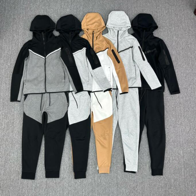 Tech Fleece Mens Womens Hoodies Pants Tracksuits Sports Jackets Space Cotton Trousers Man Tracksuit Bottoms techfleece Man Joggers